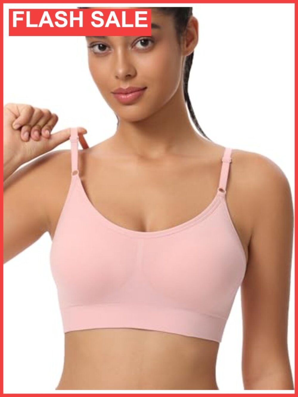 Seamless Push Up Bralette Wireless Padded T-Shirt Bra